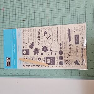 Season Sayings Rub On Transfers Stampin Up